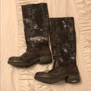 Sundance Animal Print Boots